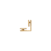 CRL BGC90BBRZ Brushed Bronze Beveled Style 90 degree Glass-to-Glass Clamp