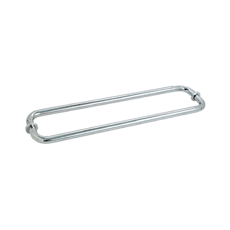 CRL BM20X20CH Chrome 20" BM Series Back-to-Back Tubular Handle with Metal Washers