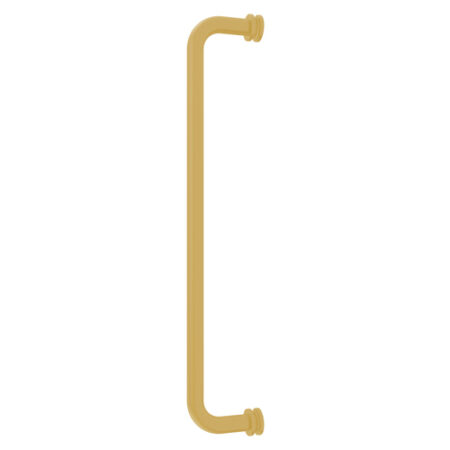 CRL BM24ULBR Unlacquered Brass 24" BM Series Tubular Single-Sided Towel Bar