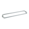 CRL BM24X24BN Brushed Nickel 24" BM Series Back-to-Back Tubular Towel Bars With Metal Washers