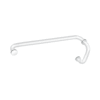 CRL BM6X18CH Polished Chrome 6" Pull Handle and 18" Towel Bar BM Series Combination With Metal Washers