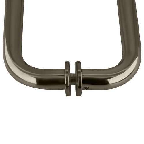 CRL BM6X6SB Satin Brass 6" BM Series Tubular Back-to-Back Pull Handle