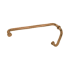 CRL BM8X18ABC0 Antique Brushed Copper 8" Pull Handle and 18" Towel Bar BM Series Combination With Metal Washers