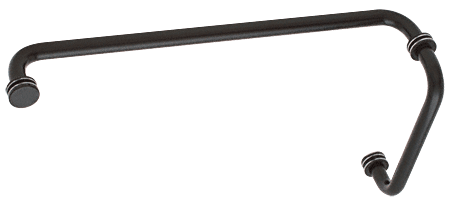 CRL BM8X18ABC0 Antique Brushed Copper 8" Pull Handle and 18" Towel Bar BM Series Combination With Metal Washers