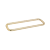 CRL BMNW18X18BN Brushed Nickel 18" BM Series Back-to-Back Towel Bar Without Metal Washers