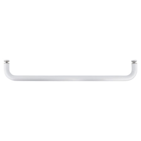 CRL BMNW20W White 20" BM Series Single-Sided Towel Bar Without Metal Washers