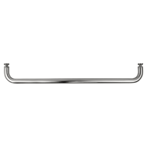 CRL BMNW27W White 27" BM Series Single-Sided Towel Bar Without Metal Washers