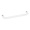 CRL BMNW27W White 27" BM Series Single-Sided Towel Bar Without Metal Washers