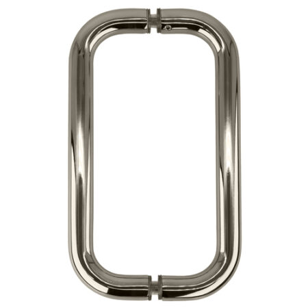 CRL BMNW8X8PN Polished Nickel 8" BM Series Back-to-Back Handle Without Metal Washers