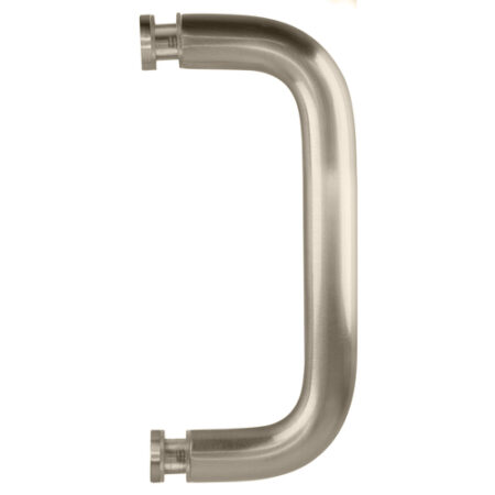 CRL BPS6BN Brushed Nickel 6" Single-Sided Solid 3/4" Diameter Pull Handle Without Metal Washers