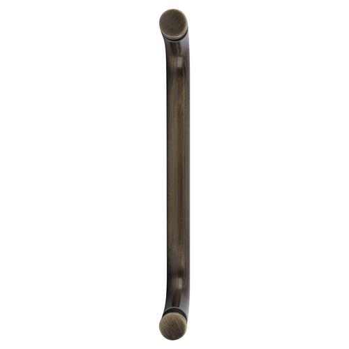 CRL BPS8SB Satin Brass 8" Single-Sided Solid 3/4" Diameter Pull Handle Without Metal Washers