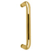 CRL BPS8SB Satin Brass 8" Single-Sided Solid 3/4" Diameter Pull Handle Without Metal Washers