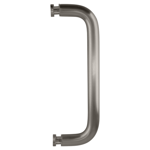 CRL BPS8SB Satin Brass 8" Single-Sided Solid 3/4" Diameter Pull Handle Without Metal Washers