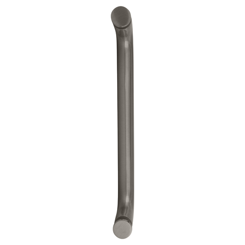 CRL BPS8SB Satin Brass 8" Single-Sided Solid 3/4" Diameter Pull Handle Without Metal Washers