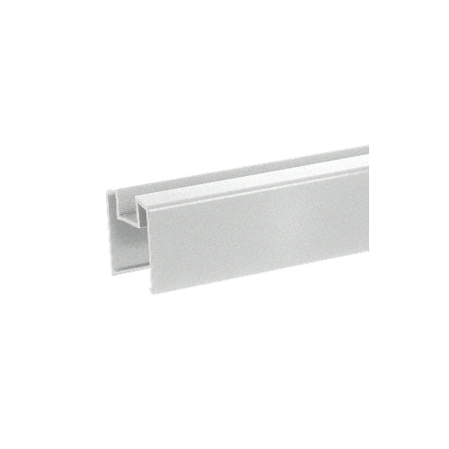 CRL BRGLSS Metallic Silver 200, 300, 350, and 400 Series Bottom Rail for Glass 241" Long