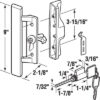 CRL C1064 Wood/Aluminum Keyed Internal Lock Sliding Glass Door Handle Set with 3-15/16" Screw Holes for Viking Doors