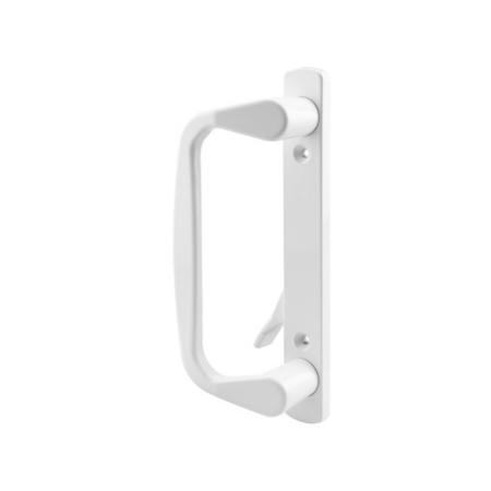 CRL C1178 White Low Profile Long Base Mortise-Series Handle with 3-15/16" Center-to-Center Screw Holes