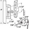 CRL C1241 Wood/Black Internal Keyed Lock Handle Set 3-1/2" Screw Holes