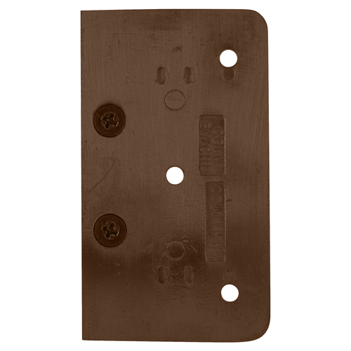 CRL C0L044ABRZ Antique Bronze Cologne 044 Series Wall Mount Offset Back Plate Hinge