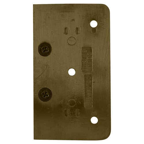 CRL C0L044ABRZ Antique Bronze Cologne 044 Series Wall Mount Offset Back Plate Hinge