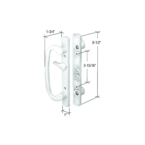 CRL C1283 Brass Plated 8-1/2" Mortise - Style Handle