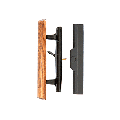 CRL C1313 Black Sliding Glass Door Handle - Unkeyed