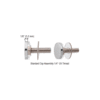 CRL CAP34BS 316 Brushed Stainless 3/4" Diameter Standoff Cap Assembly