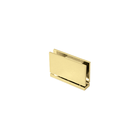 CRL CAR01BR Polished Brass Cardiff Series Top or Bottom Mount Hinge