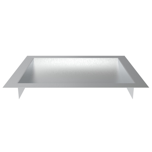 CRL CTDB12 Brushed Stainless Steel 12" Wide x 10" Deep x 1-9/16" High Standard Drop-In Deal Tray