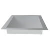 CRL CTDB12 Brushed Stainless Steel 12" Wide x 10" Deep x 1-9/16" High Standard Drop-In Deal Tray