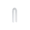 CRL CHS16-XCP100 Clear 1/16" x 3-1/2" Plastic Horseshoe Shims - pack of 100