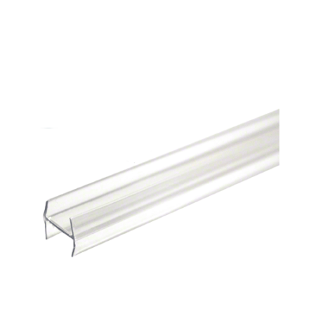 CRL CL0N108 Clear Copolymer Strip for 180 degree Glass-to-Glass Joints - 10.8mm Laminated Glass 120" Length