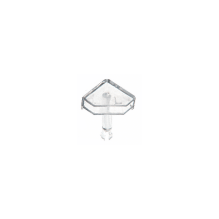 CRL CPDC1 Clear Plastic 90 degree Corner Connector