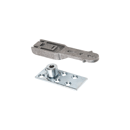 CRL CRL8010BP Complete Bottom Pivot with Plate for CRL Door Rail System