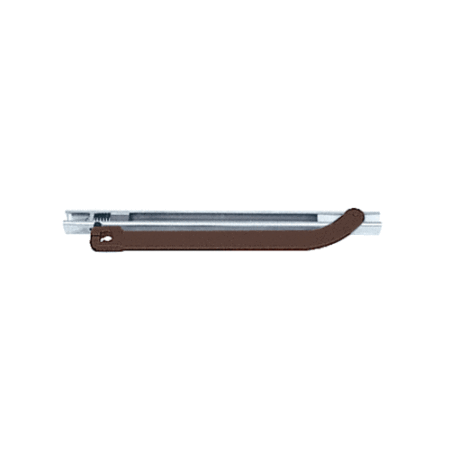 CRL CRL8010J0XBRZ Dark Bronze Offset Arm Assembly with Mortise Type Slide -Track for 7/8" Deep Rail