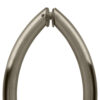 CRL CSH8X8BR Polished Brass 8" Crescent Style Back-to-Back Pull Handles Without Metal Washers