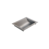 CRL CTDB12 Brushed Stainless Steel 12" Wide x 10" Deep x 1-9/16" High Standard Drop-In Deal Tray