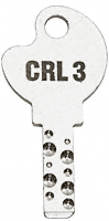 CRL 01PKEY2 Replacement Key #2 for 03P Series Deluxe Slip-On Plunger Locks