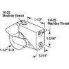 CRL D1532B 1-1/4" Steel Sliding Glass Door Roller with 3/4" Wide Housing for Fleetwood & Fullview Doors Bulk - pack of 10