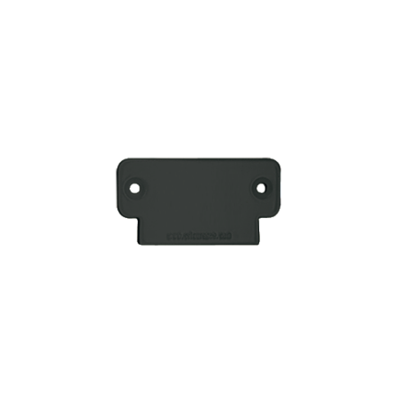 CRL 2DECBL Matte Black 200 Series Decorative End Cap