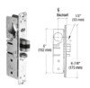 Adams Rite AR45133R 1-1/8" Backset Deadlatch Lock - Right Handed