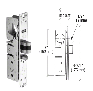 Adams Rite AR45133R 1-1/8" Backset Deadlatch Lock - Right Handed