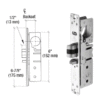 Adams Rite AR45133R 1-1/8" Backset Deadlatch Lock - Right Handed