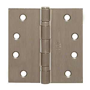 CRL CB415 Dull Nickel 4" x 4" Commercial Bearing Hinge