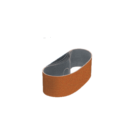 CRL CRL4X24C0RK 4" x 24" Cork Polishing Belts for Portable Sanders - 5/Bx