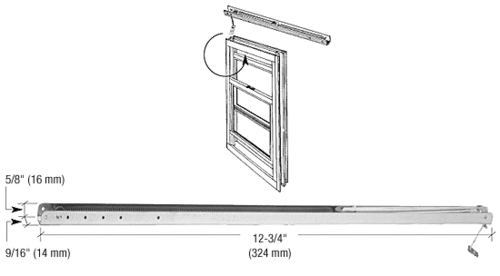 CRL FC111 12-3/4" Overhead Channel Balance # 111