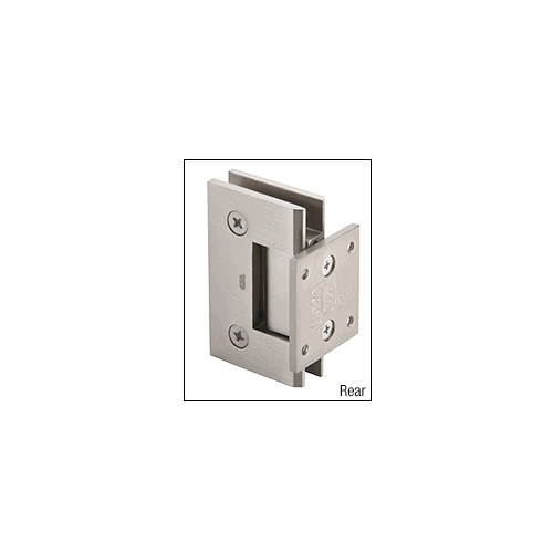 CRL GEN074ABN Antique Brushed Nickel Geneva 074 Series Wall Mount Short Back Plate Hinge