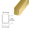 CRL S1F360BGAEXT Brite Gold Anodized 36" Snap-In Filler Insert for Shower Door Header