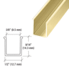 CRL S1F360BGAEXT Brite Gold Anodized 36" Snap-In Filler Insert for Shower Door Header