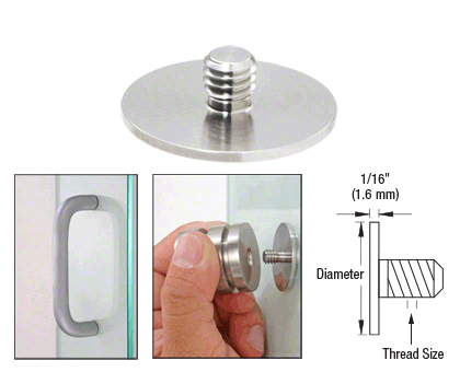 CRL UV114ADP 1-1/4" UV Standoff Adaptor Plate